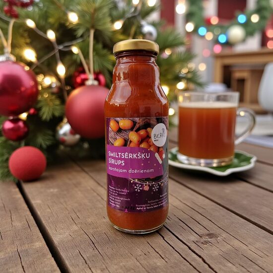 Smiltsērkšķu Sīrups Karstajam Dzērienam 300ml