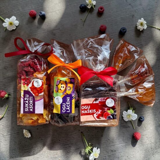 Komplekts - "Mazāk cukura, vairāk ogu"