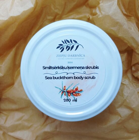 Smiltsērkšķu sāls skrubis