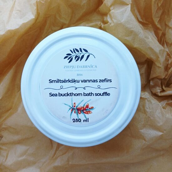 Smiltsērkšķu vannas zefīrs