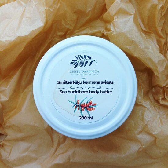 Smiltsērkšķu ķermeņa sviests