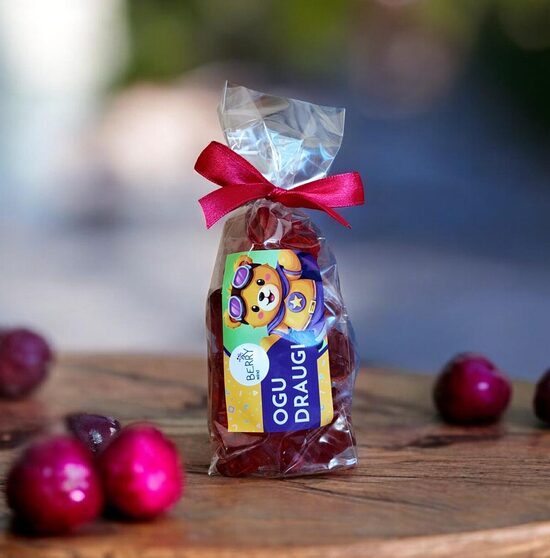 Dzērveņu Gumijkofektes "Ogu Draugi" 140g