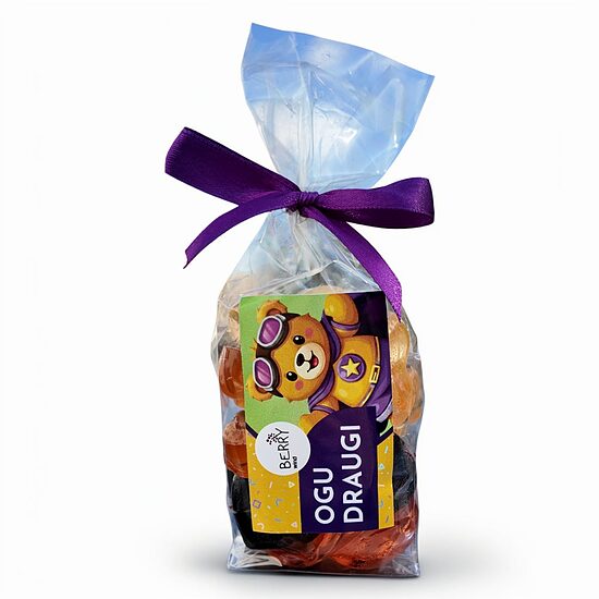 Natural Berry Juice Gummy Candies 140g